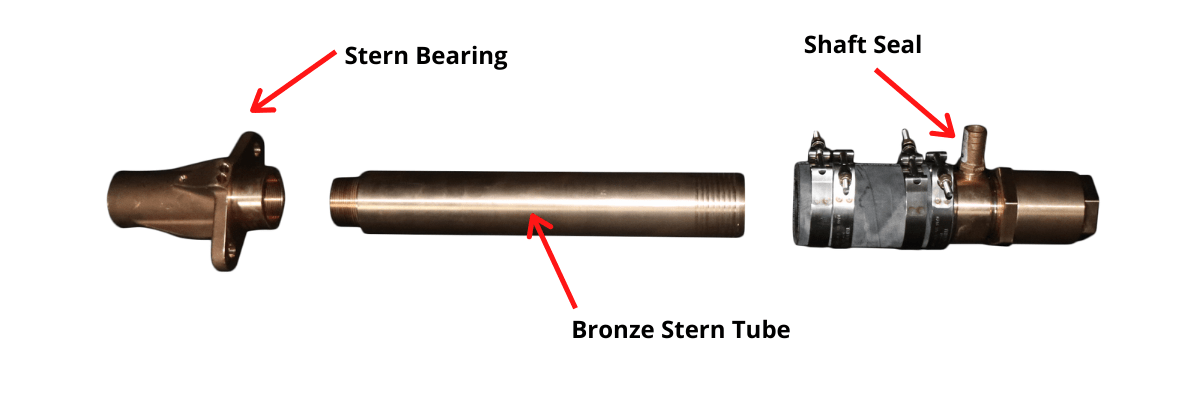 Custom bronze shaft log made to order.